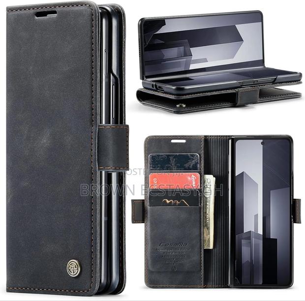 Autspace Z Fold 7/8 Ultra Leather Case With Pen Holder · Photo 1