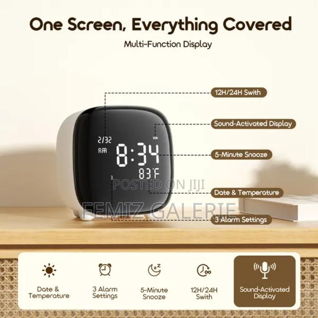 Oraimo Clockpoint Plus Multi-use Rechargeable Digital Clock · Photo 6