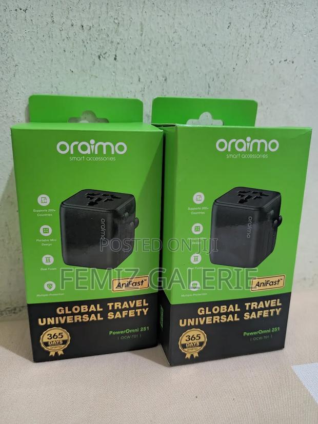 Oraimo Poweromni 251 2500w Multi-Plug Travel Converter · Photo 1