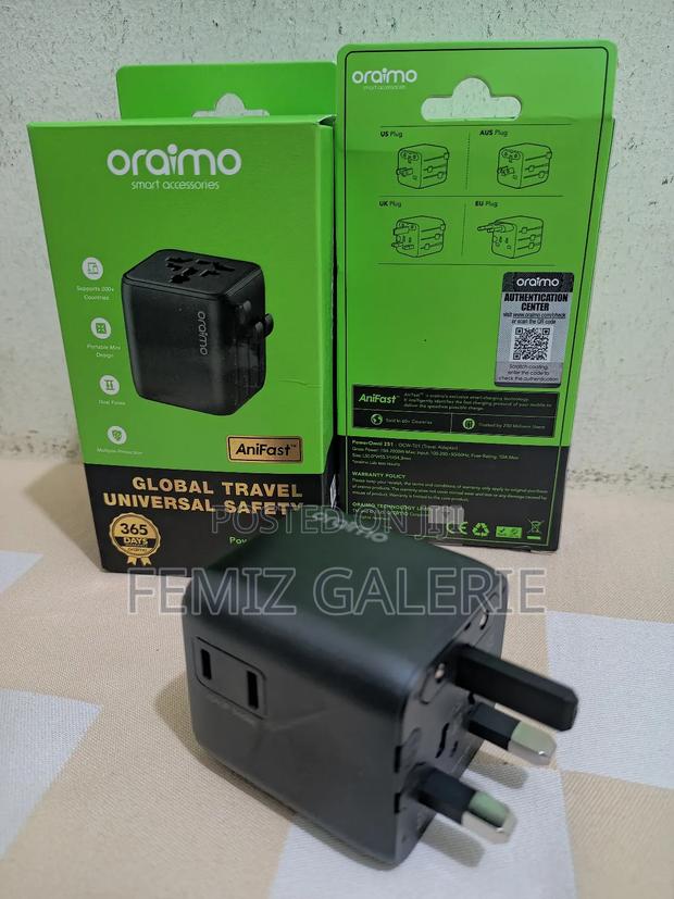 Oraimo Poweromni 251 2500w Multi-Plug Travel Converter · Photo 3