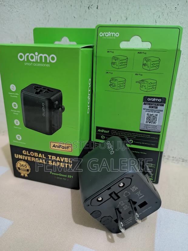 Oraimo Poweromni 251 2500w Multi-Plug Travel Converter · Photo 4