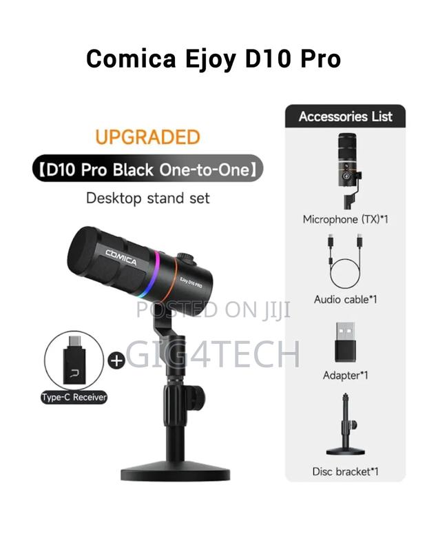 Comica Ejoy D10 Pro (D) Dynamic Wireless and Usb-C Microphone · Photo 1