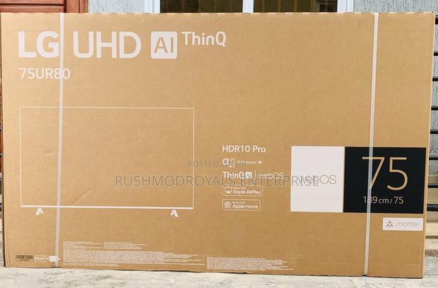 Lg Uhd Ur80 75inches Smart Tv Α5 Ai Processor Gen6 · Photo 1