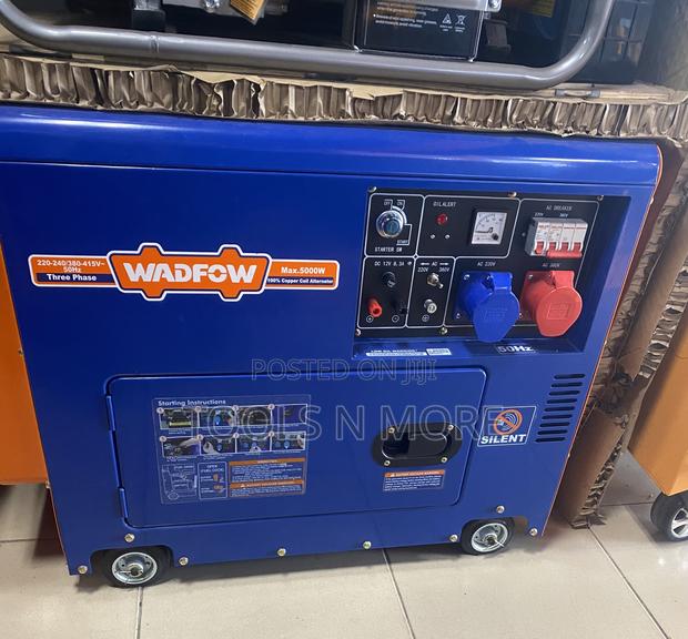Wadfow 6.3kva Silent Diesel Generator ( Three Phase) · Photo 1