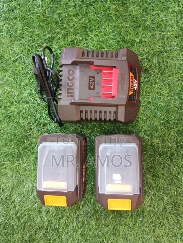 600nm Cordless 42v Impact Wrench Kit With 10pcs Accessories - · Photo 2