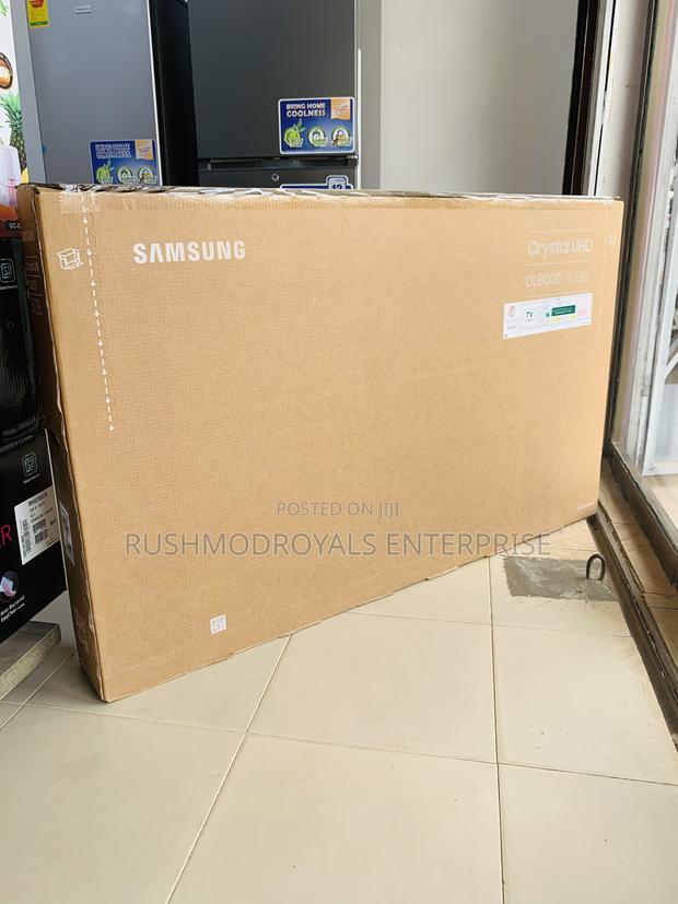 Samsung 55”Du8000: Slim Air Design Crystal Uhd Smart Tv · Photo 1