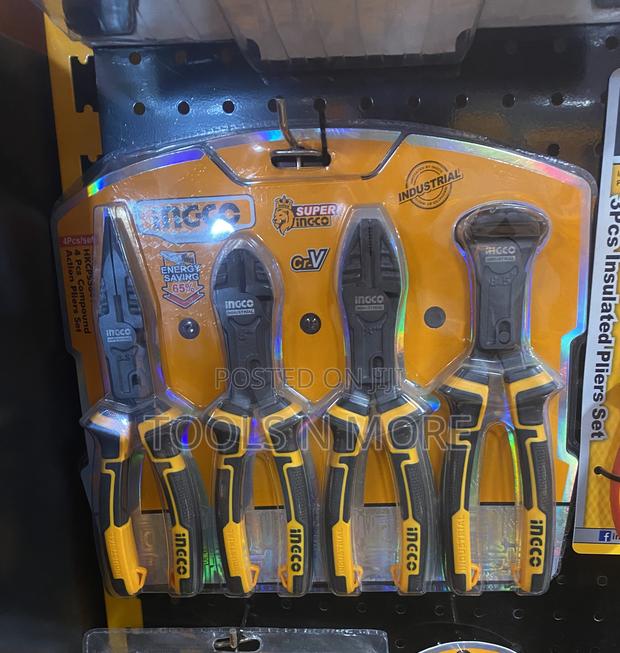 Ingco 4 Pieces Compound Action Pliers Set · Photo 1