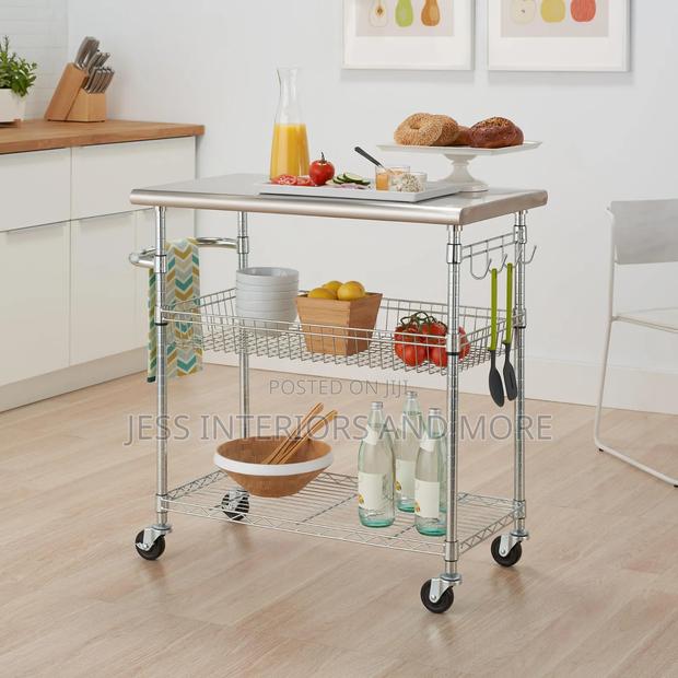 Heavy Duty Stainless Steel Kitchen Cart/Table · Photo 1