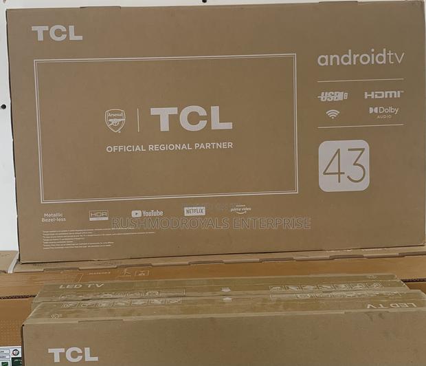 TCL 43" Android Tv: Enhanced Visuals, Intelligent Smart Control · Photo 1