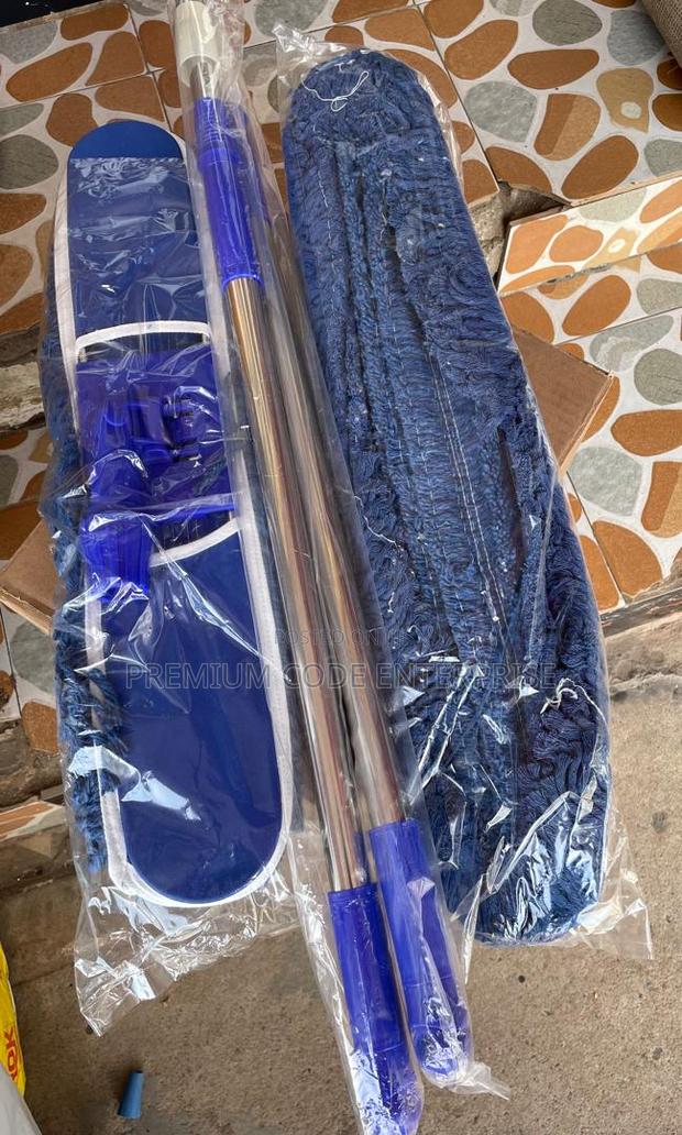 Flat Mop Dust Control Sweeper With Adjustable Telescopic Handle · Photo 1