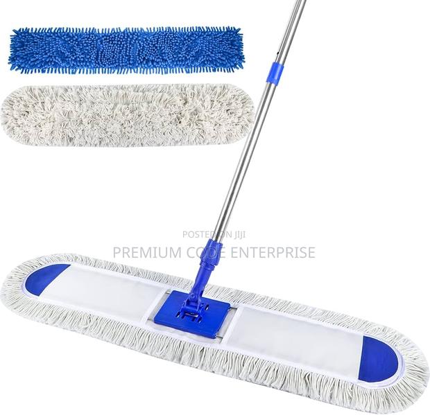 Flat Mop Dust Control Sweeper With Adjustable Telescopic Handle · Photo 2