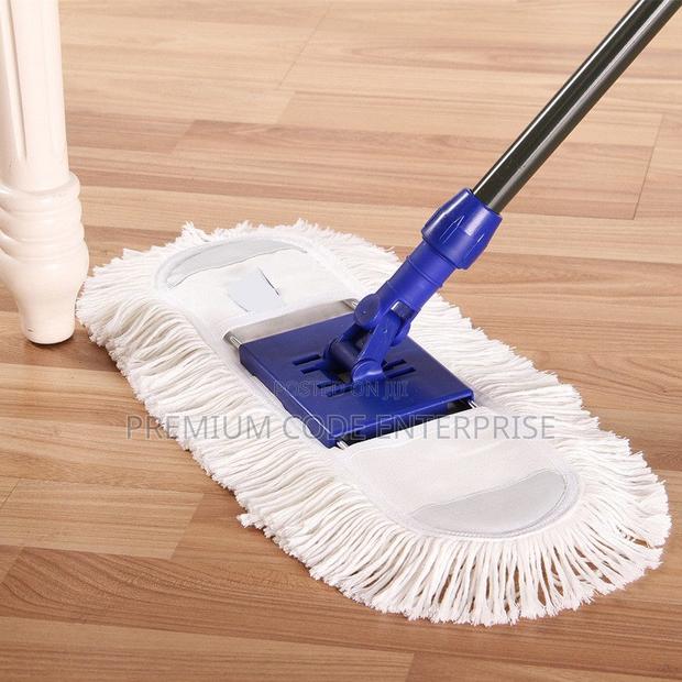 Flat Mop Dust Control Sweeper With Adjustable Telescopic Handle · Photo 3