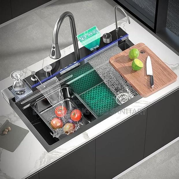 Turkish Luxury Sink With Pull-Out Tap_led Sink_smart Kitchen Sink · Photo 1
