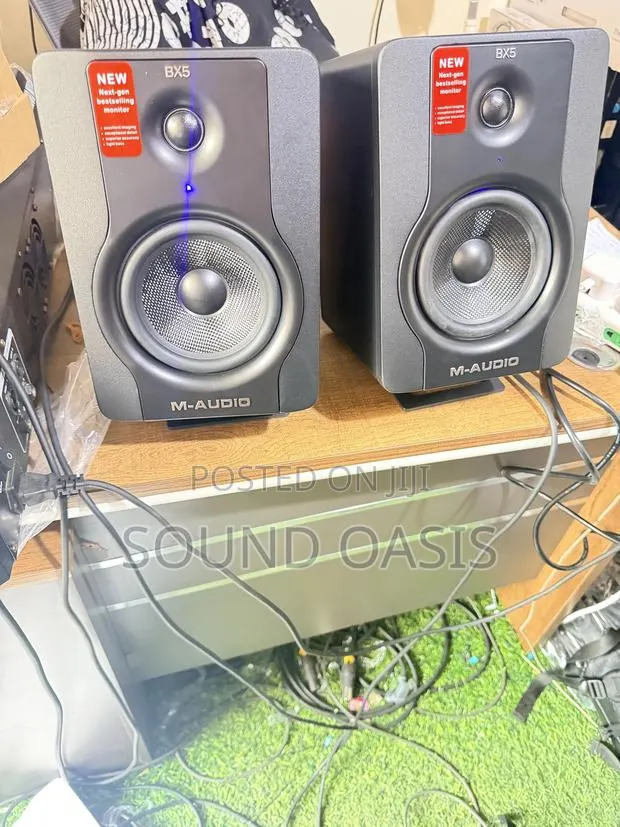 A Pair of M-Audio Bx5 D2 Active Studio Monitors · Photo 1
