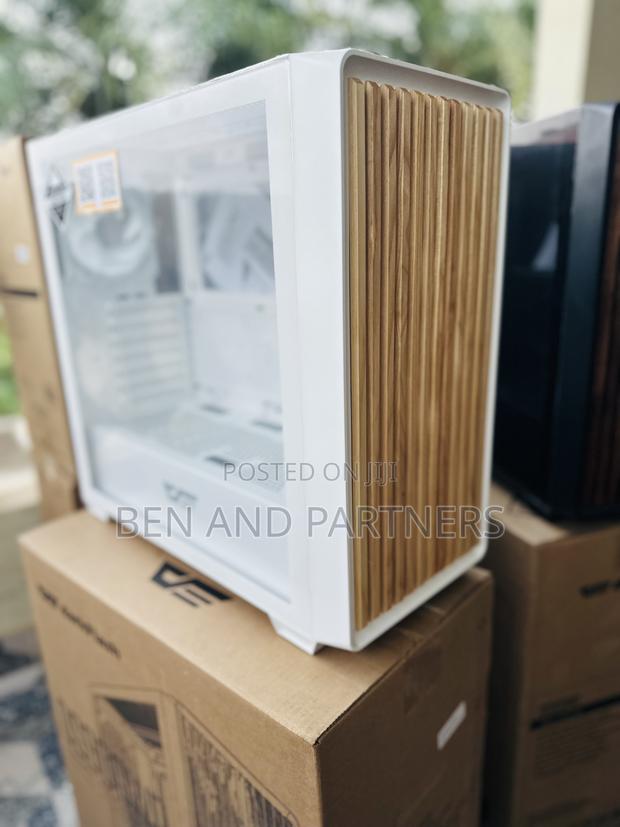 Darkflash Ds900wd Atx Case With 4-argb Fans, Tempered Glass, Walnut · Photo 3