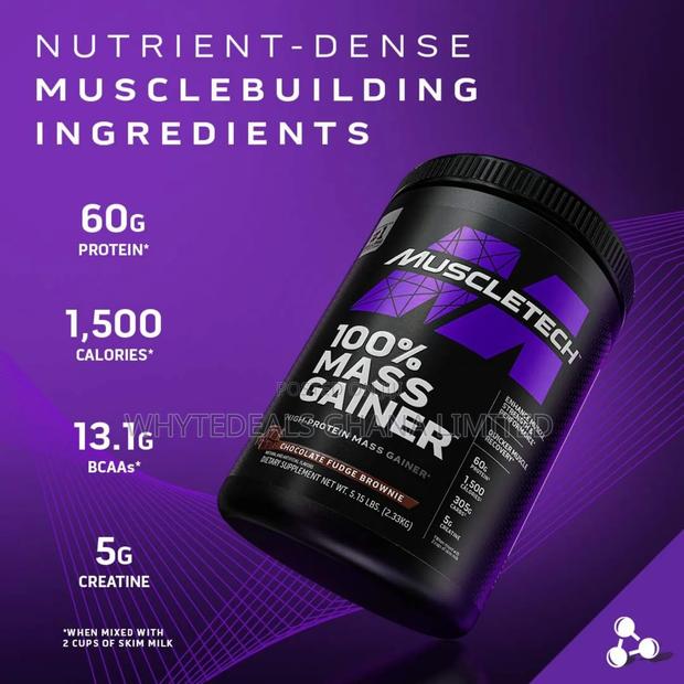 Gain Weight In 3-days With Muscletech 100% Mass Gainer| Whey Protein · Photo 2