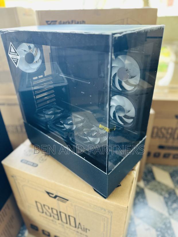 Darkflash Ds900 Air Atx Case With 6-argb Fans, Tempered Glass, Type-c · Photo 1