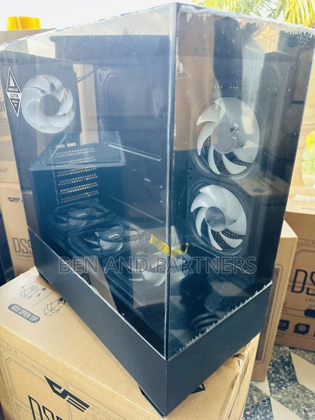 Darkflash Ds900 Air Atx Case With 6-argb Fans, Tempered Glass, Type-c · Photo 3