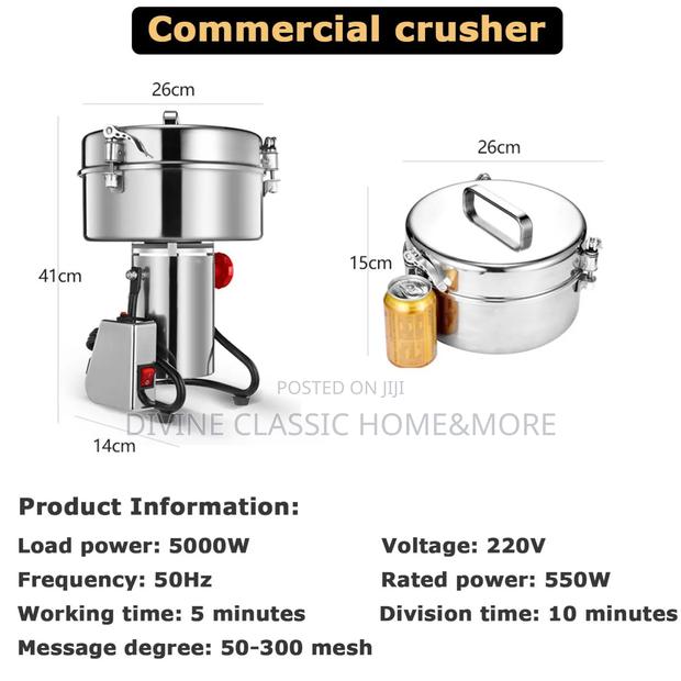 4.5kg Commercial Spice And Herbs Grinder/ Miller (4500g) · Photo 8