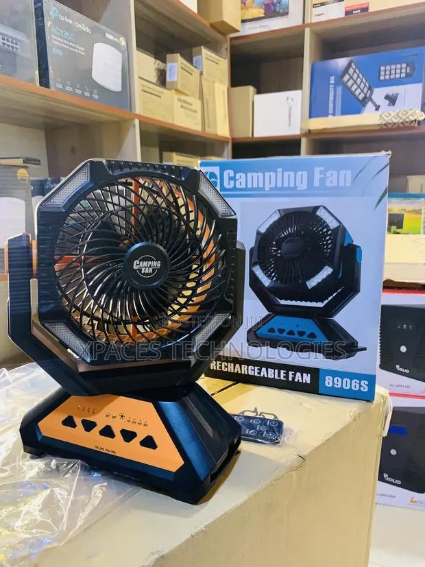 20000mAh Portable Rechargable Camping Fan With Night Led · Photo 1