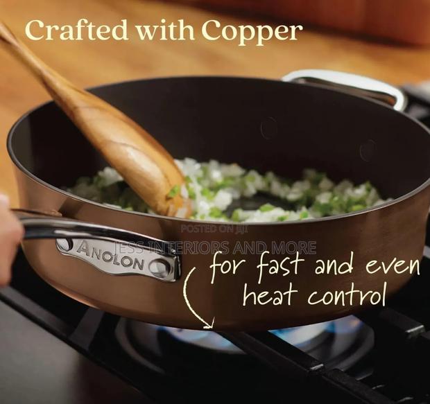 Anolon Copper Hard Anodized Nonstick Cookware Set · Photo 4