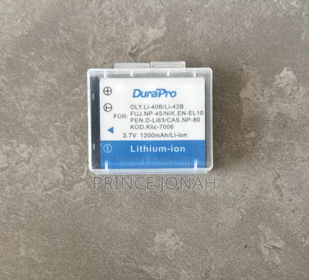 Durapro Battery Li-40b Li-42b for Olympus Li-40b Li-42b Nikon en-El10 · Photo 1
