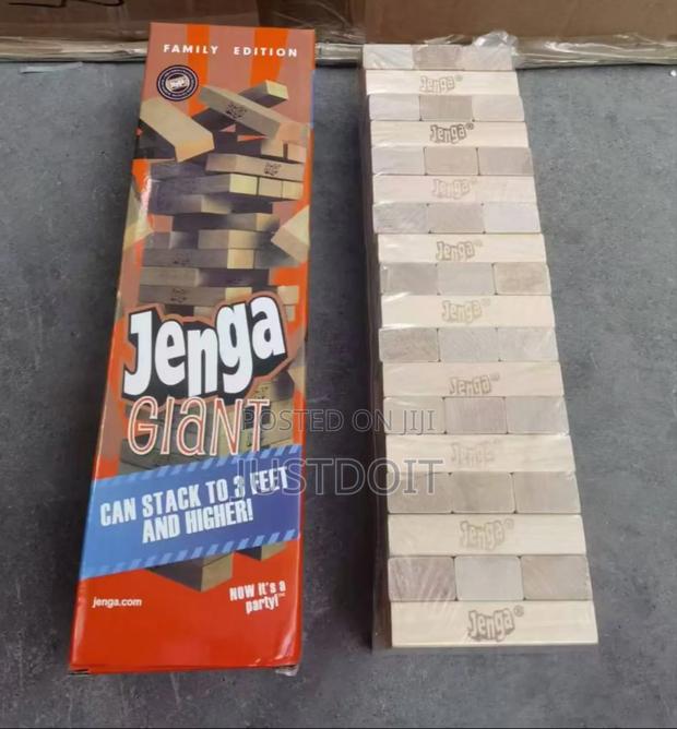 Classic Jenga Wooden Block Game · Photo 1