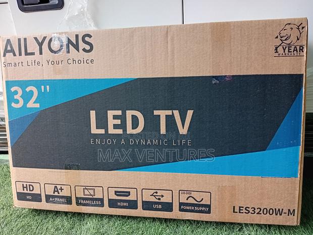 Ailyons 32 Television Digital Satellite Innovative 32-Inch Frameless · Photo 1