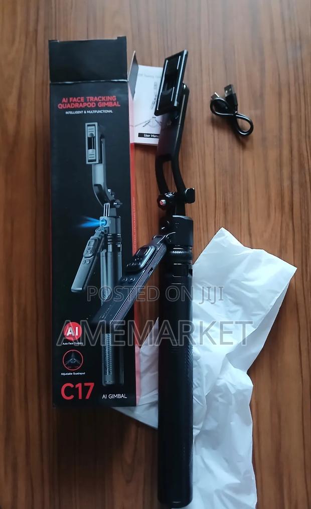 C17 Ai Face Tracking Camera Tripod Adjustable Quadrupod Selfie Stick · Photo 2