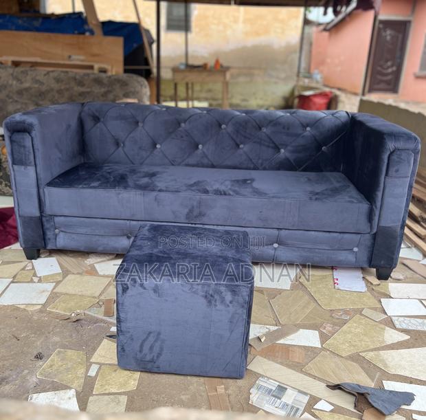 Dark Gray Sofa + Coffee Table · Photo 2