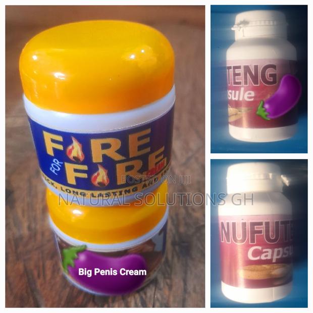 Fire Fire Big Penis Cream Ak47/Nufuteng Penis Capsules Bundle · Photo 1