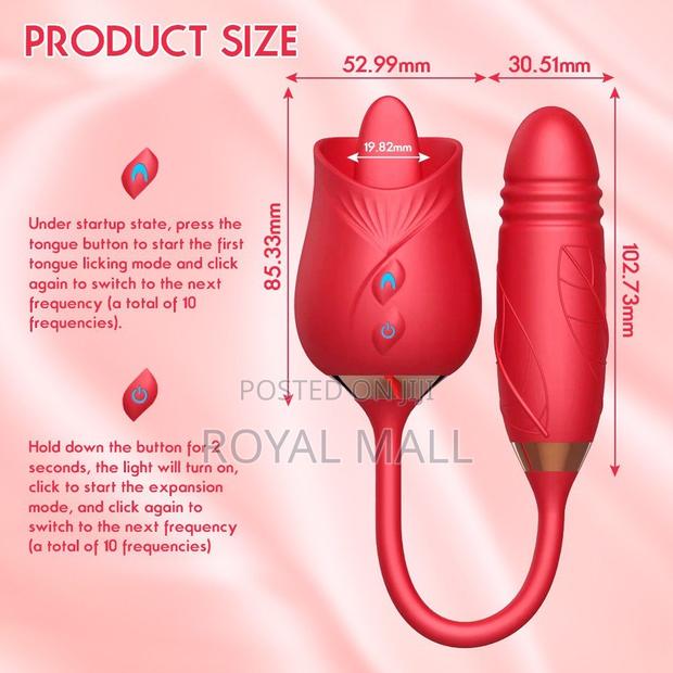2 in 1 Thrusting and Tongue Licker Vibrator · Photo 3