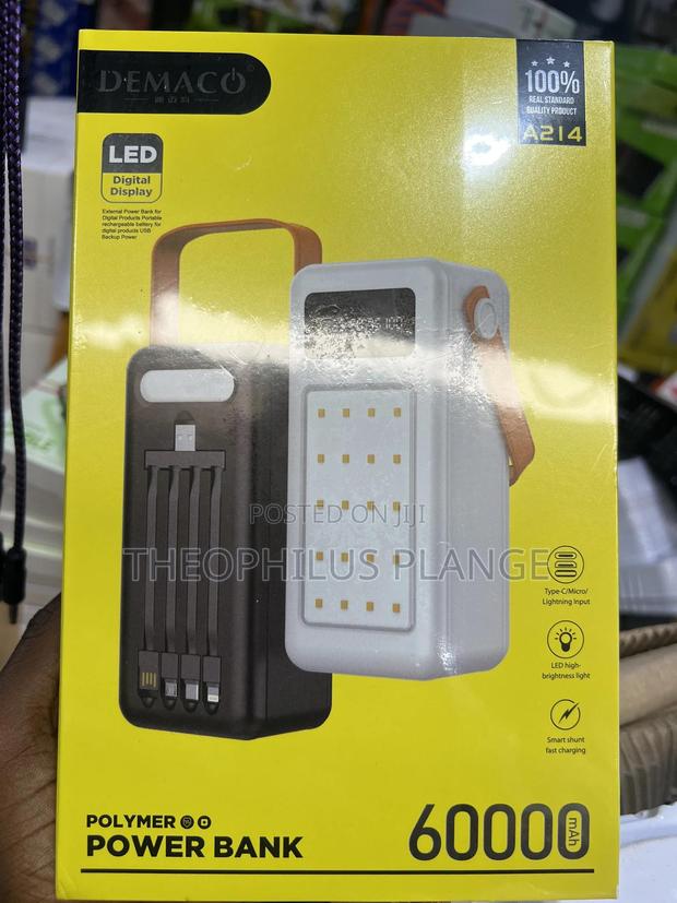 Demaco 60,000 MHZ Original Power Bank · Photo 1