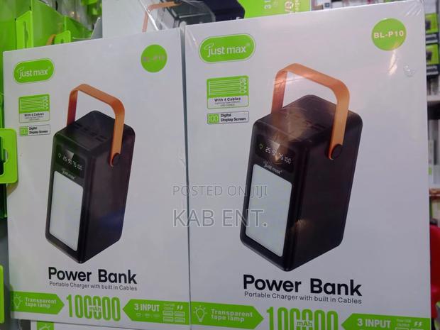 Justmax 120000 Capacity Powerbank · Photo 1