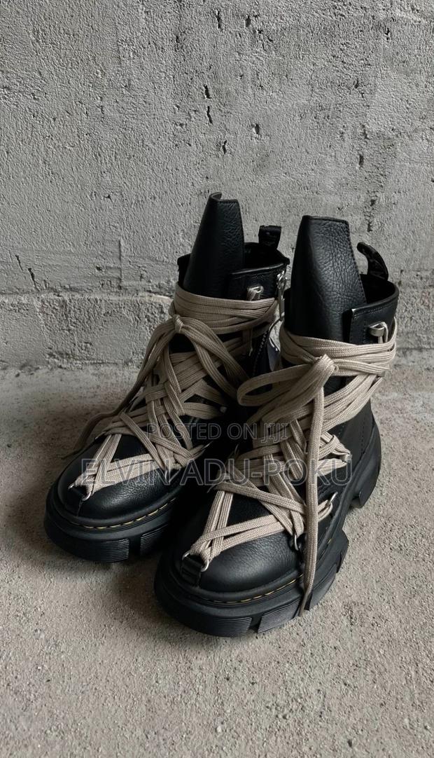 Rick Owen’S “ N “ Dr. Martens Collab High Boots · Photo 1
