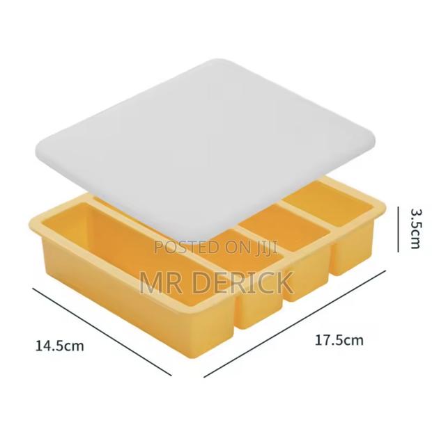 Silicone Mold Frozen Ice Cube Tray for 2 and 4cell Storage Container · Photo 3