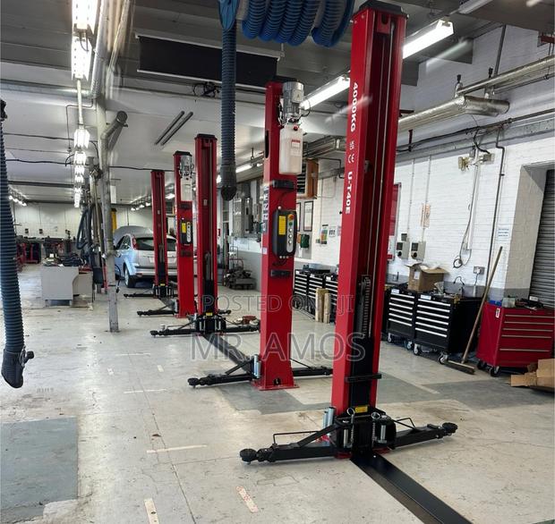 2 Posts Hydraulic Car Lift Jack With Floor Base Plate + Control Board · Photo 3