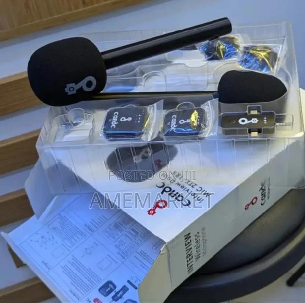 Candc Interview Boom Dual Mic 2tx+1rx Wireless Phone Camera Microphone · Photo 5