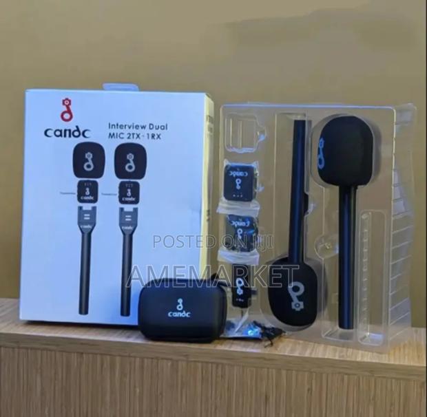 Candc Interview Boom Dual Mic 2tx+1rx Wireless Phone Camera Microphone · Photo 6