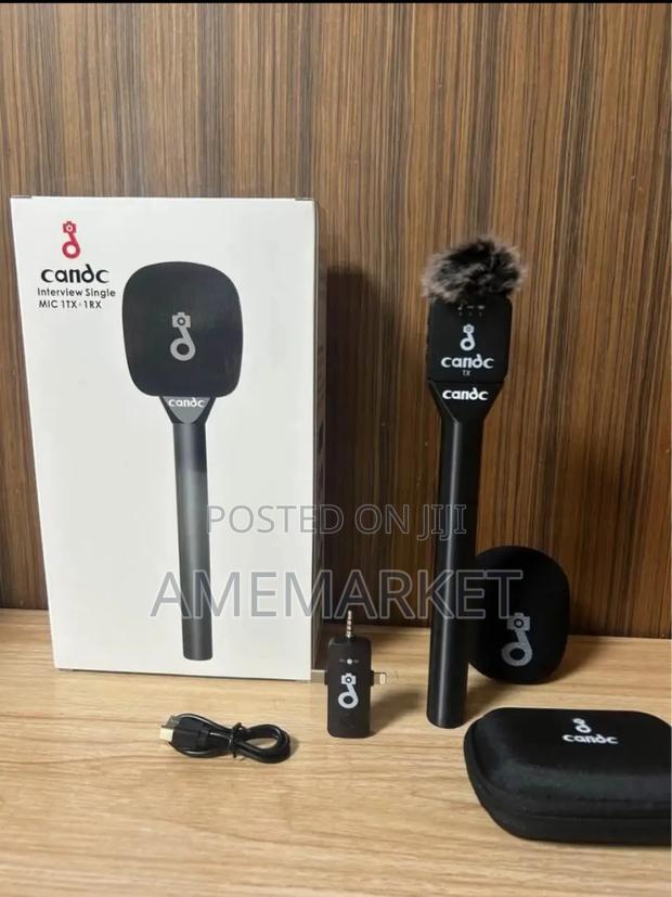 Candc Interview Single Wireless Microphone Podcast Phones and Camera · Photo 1