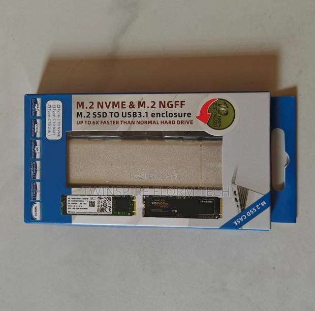 M.2 SSD Case M.2 Nvme M.2 NGFF 10 GBPS Test Passed · Photo 1