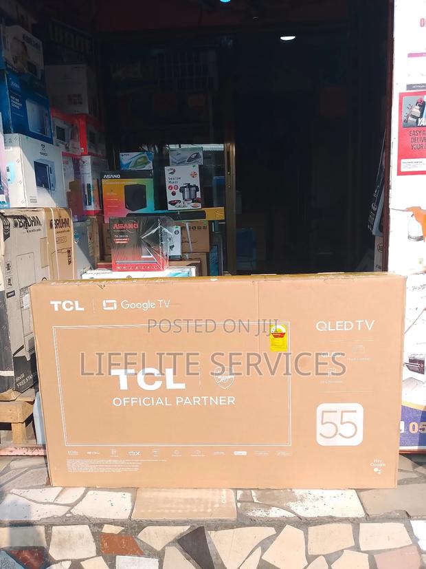 Sleek TCL 55" Tv Android Qled · Photo 1