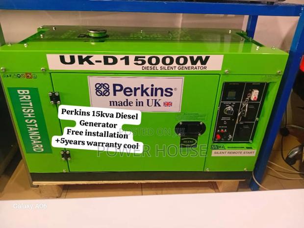 Muse Energy Perkins Diesel Generator 15kva Silent Perkins Generator · Photo 1