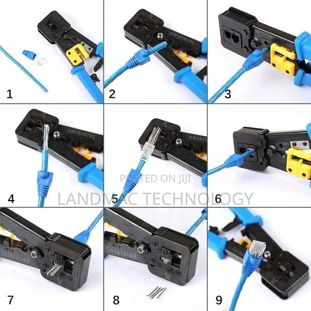 Rj45 Crimp Tool Ethernet Pass Thru Crimper · Photo 3