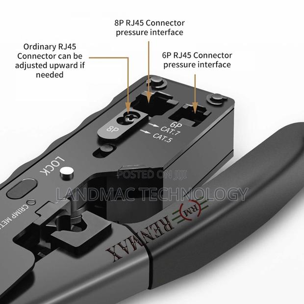 Cat-7 Crimping Tool Professional Network Wire Crimper · Photo 5