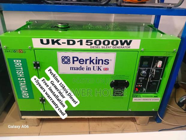 Energetic Power Perkins Diesel Generator 15kva Silent Perkins 15kva · Photo 1