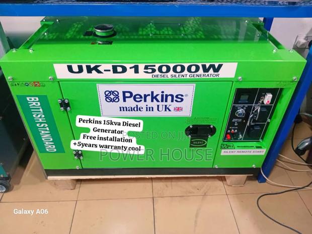 Brain Crash Perkins Diesel Generator 15kva Silent Perkins 15kva Silent · Photo 1