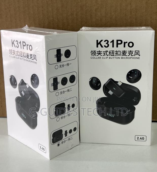 K31pro Collar Clip Button Wireless Microphone · Photo 4