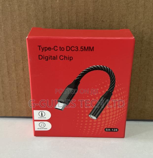 Type-C to 3.5mm Headphone Adapter With Digital Chip (Sx-128) · Photo 1