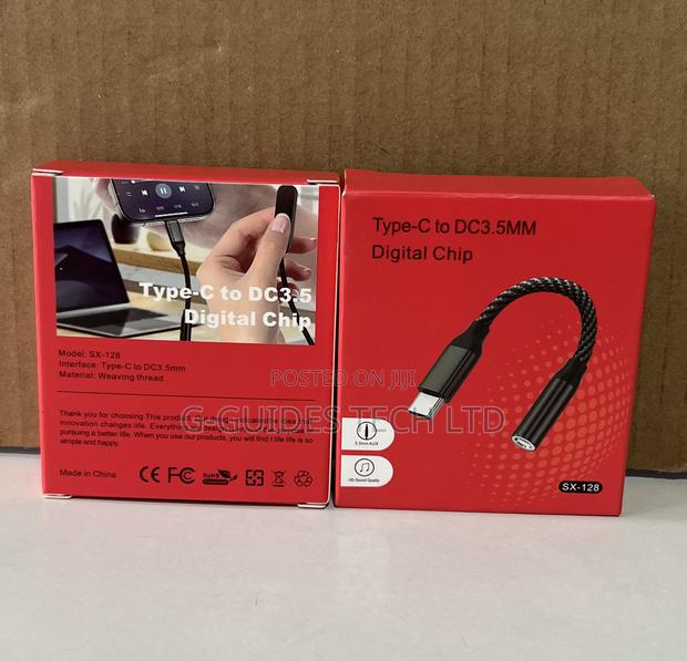 Type-C to 3.5mm Headphone Adapter With Digital Chip (Sx-128) · Photo 5